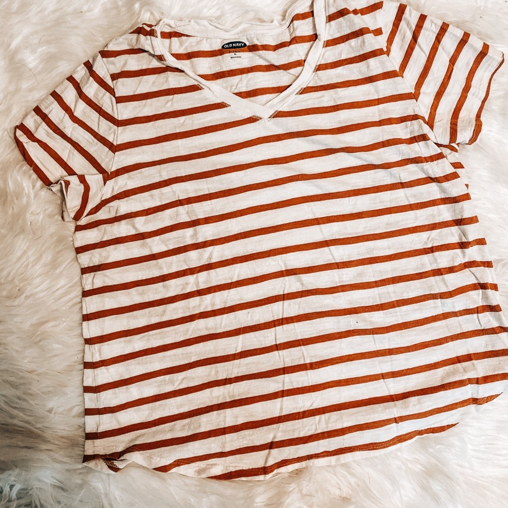 Old Navy Horizontal Stripe Everywear Tee